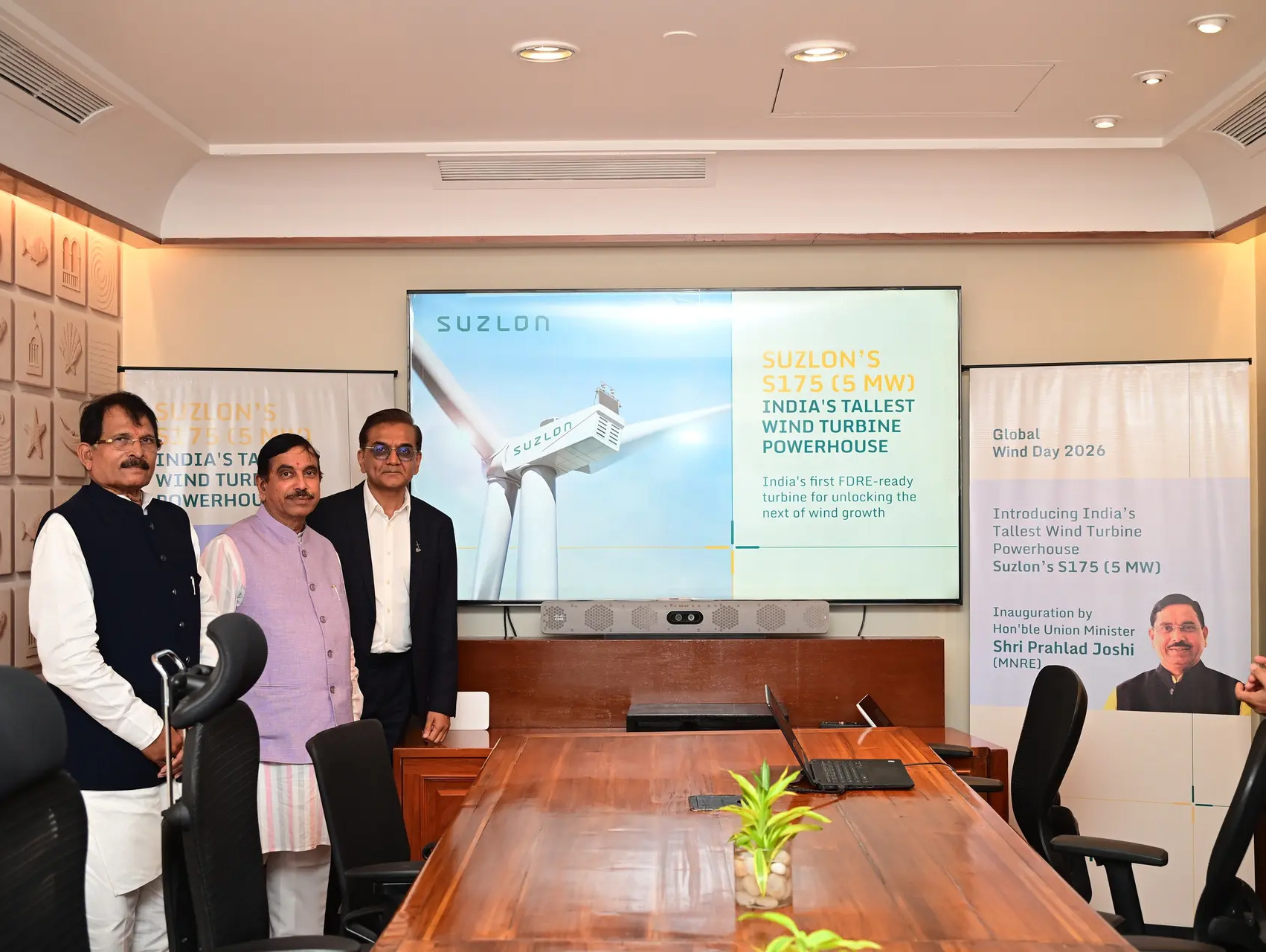 Suzlon تكشف عن أقوى توربينات الرياح S175 في الهند